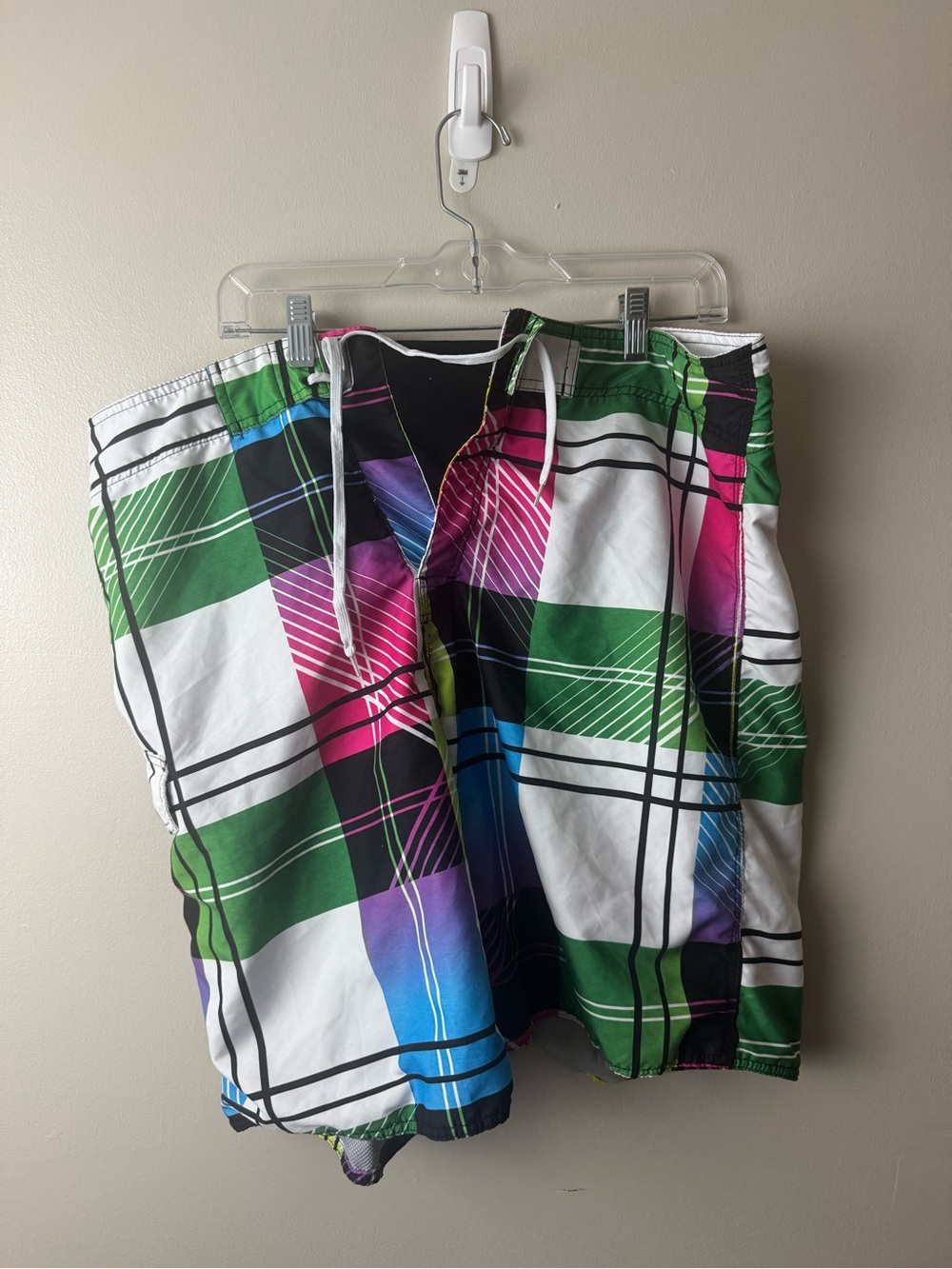 Kanu Surf Multicolor Color Block Swim Shorts Size 38